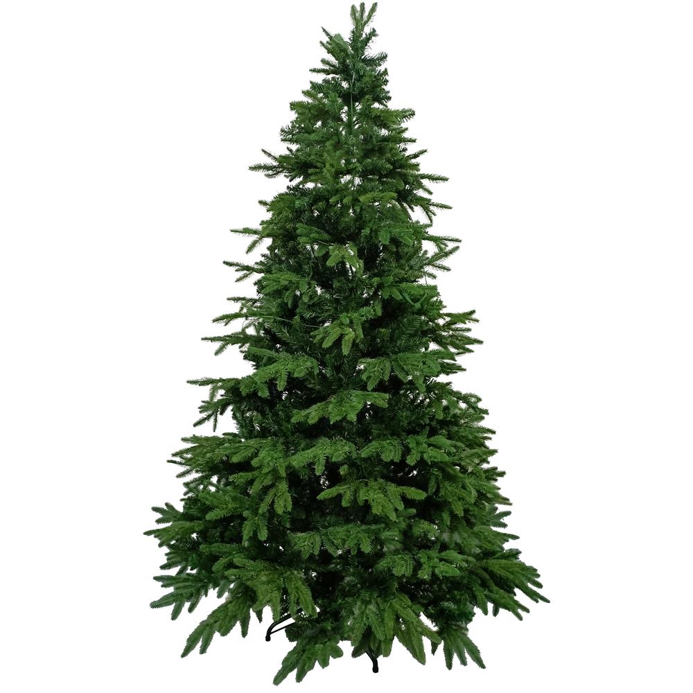 7.5' Pre-Lit Birch River Fir Artificial Christmas Tree  Candlelight Clear Lights. Picture 4