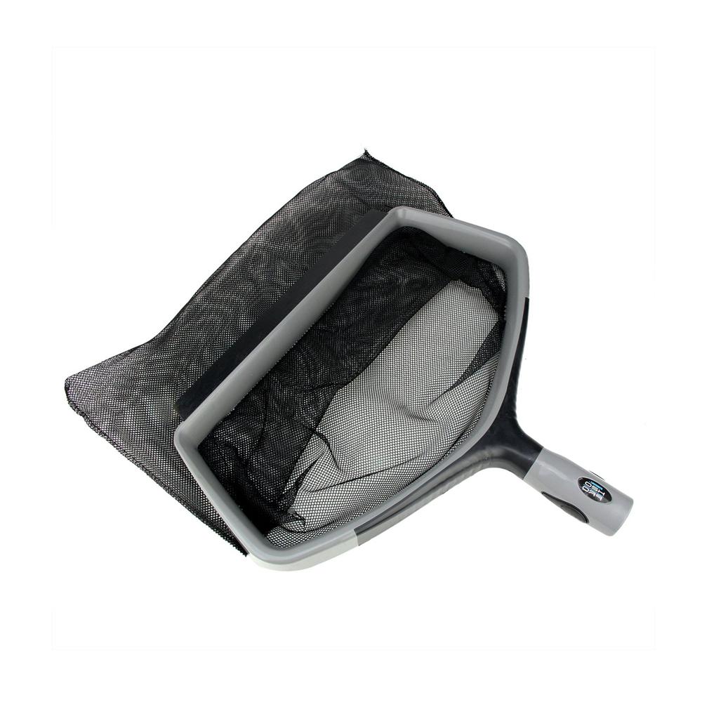 17.5-Inch Gray and Black Swimming Pool Deep Bag Leaf Rake Skimmer Head. Picture 3
