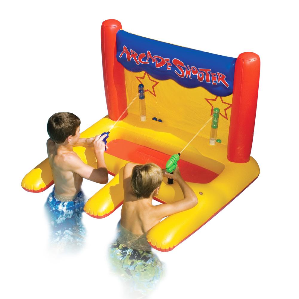 Inflatable Yellow Arcade Shooter Target Swimming Pool Game  45-Inch. Picture 1