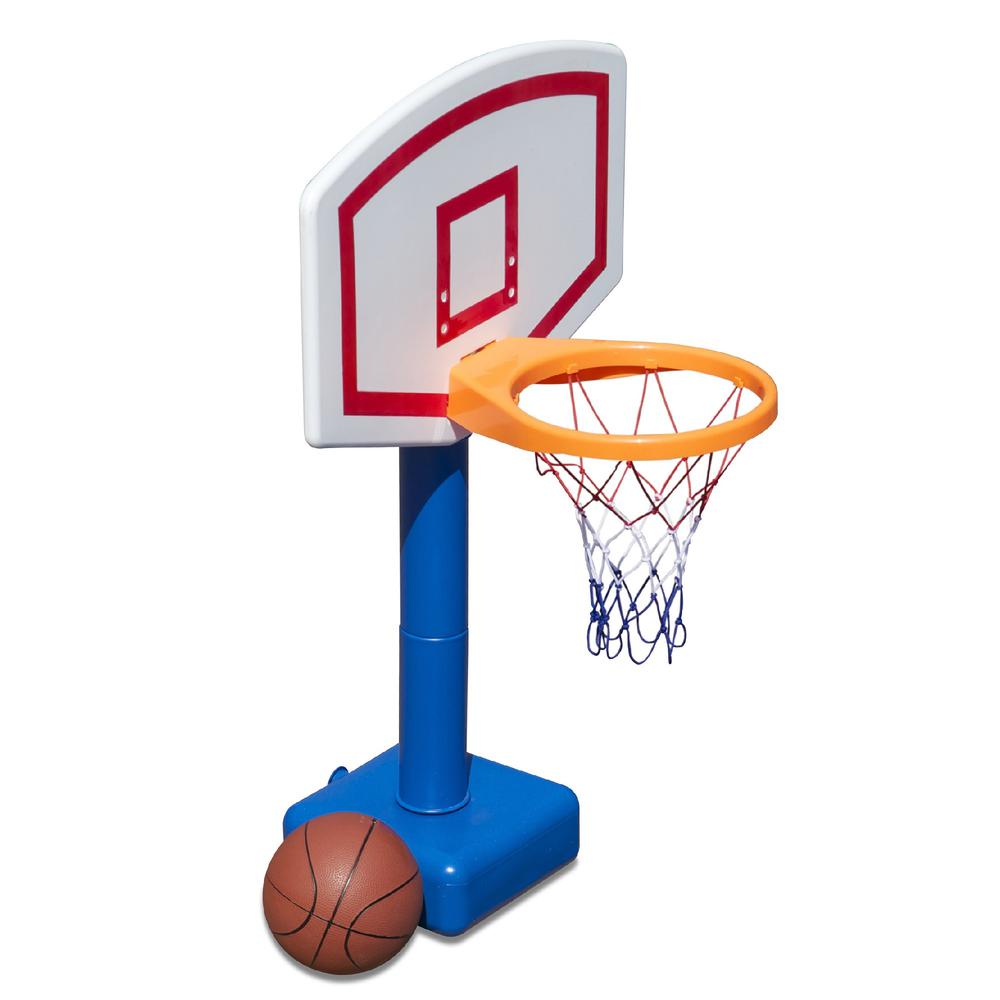 24" White and Blue Water Sports Jammin Basketball Poolside Swimming Pool Game. Picture 1