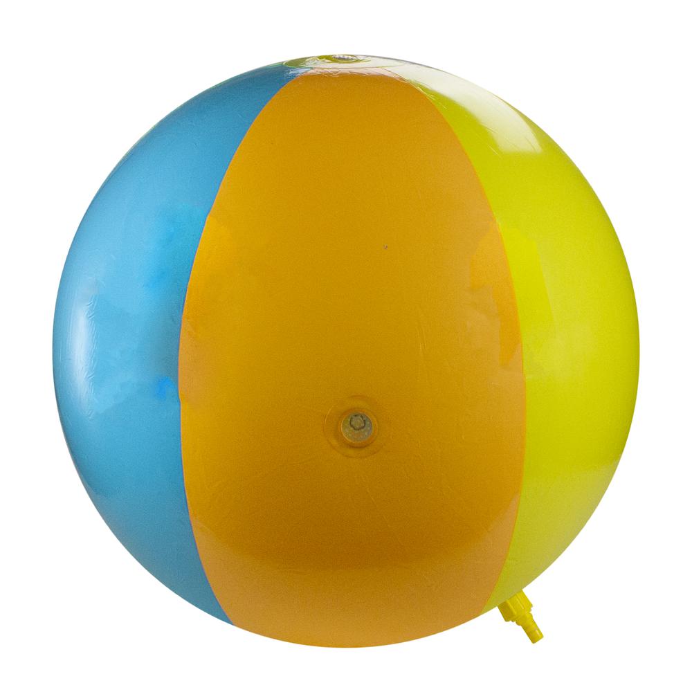 35" Inflatable Vibrantly Colored 6-Panel Splash and Spray Ball. Picture 1
