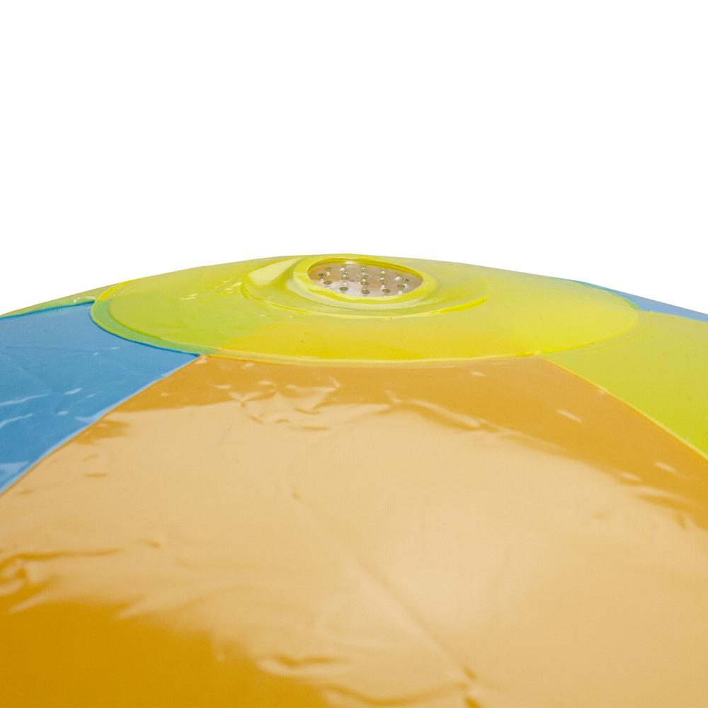 35" Inflatable Vibrantly Colored 6-Panel Splash and Spray Ball. Picture 3