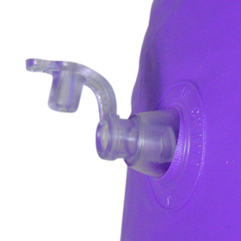76" Inflatable Purple Side By Side Swimming Pool Lounger Raft. Picture 3