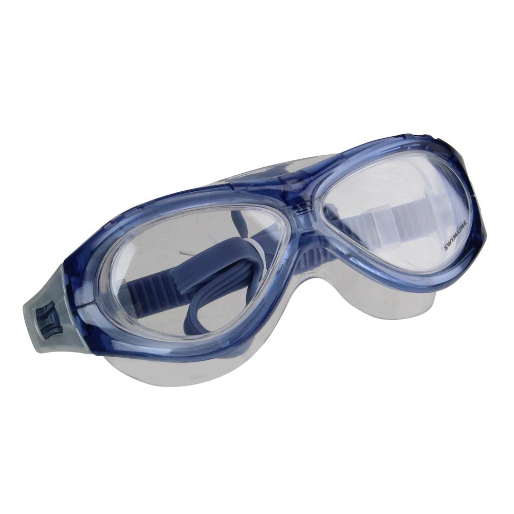 6.75" Blue Magnum Water Sports Swimming Pool Goggles. Picture 2