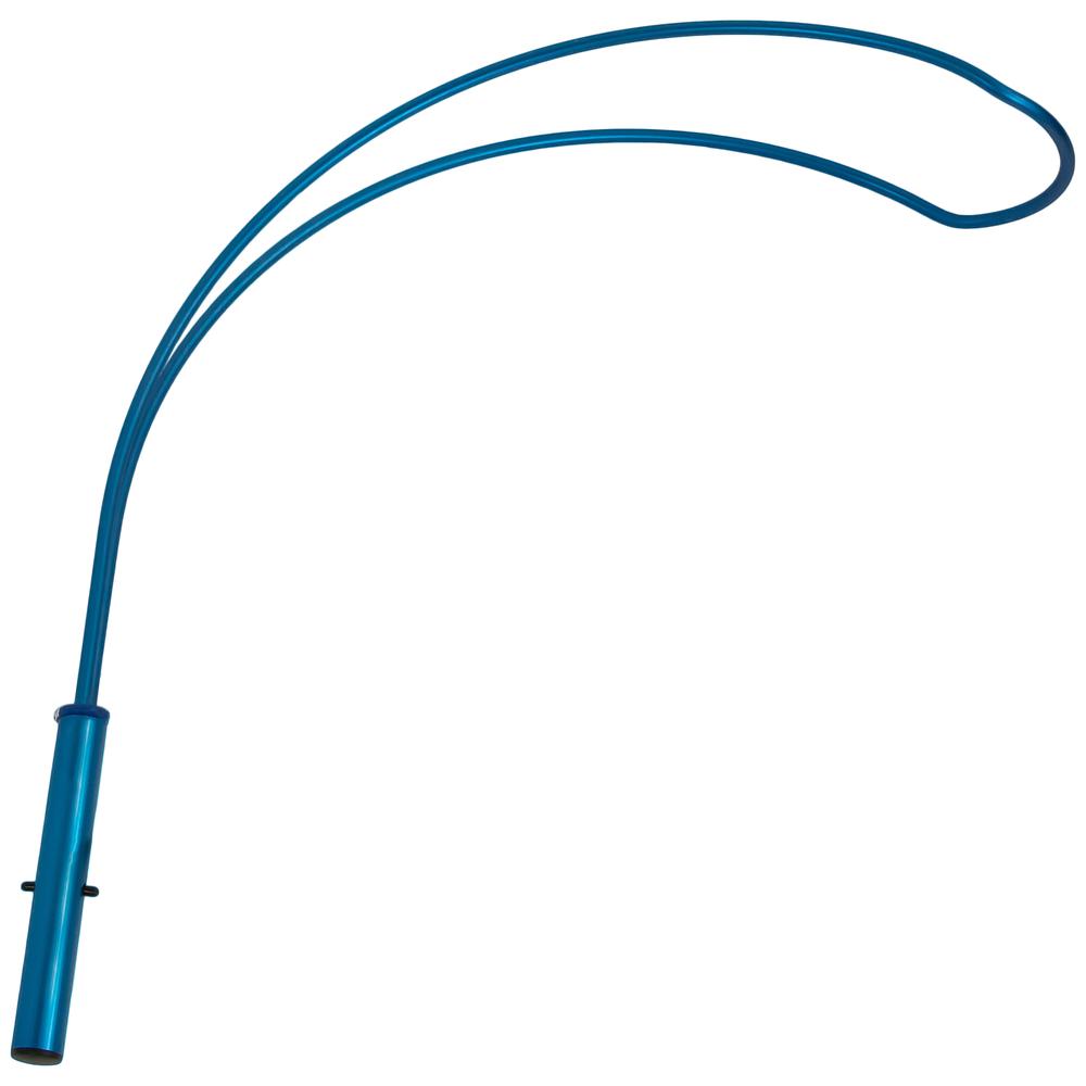 33" Blue HydroTools Swimming Pool Safety Shepherd's Hook. Picture 1