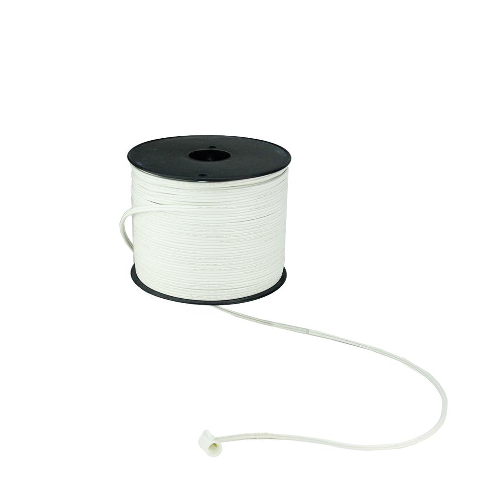 500' White 18 Gauge C7 Christmas Wire Spool. Picture 1