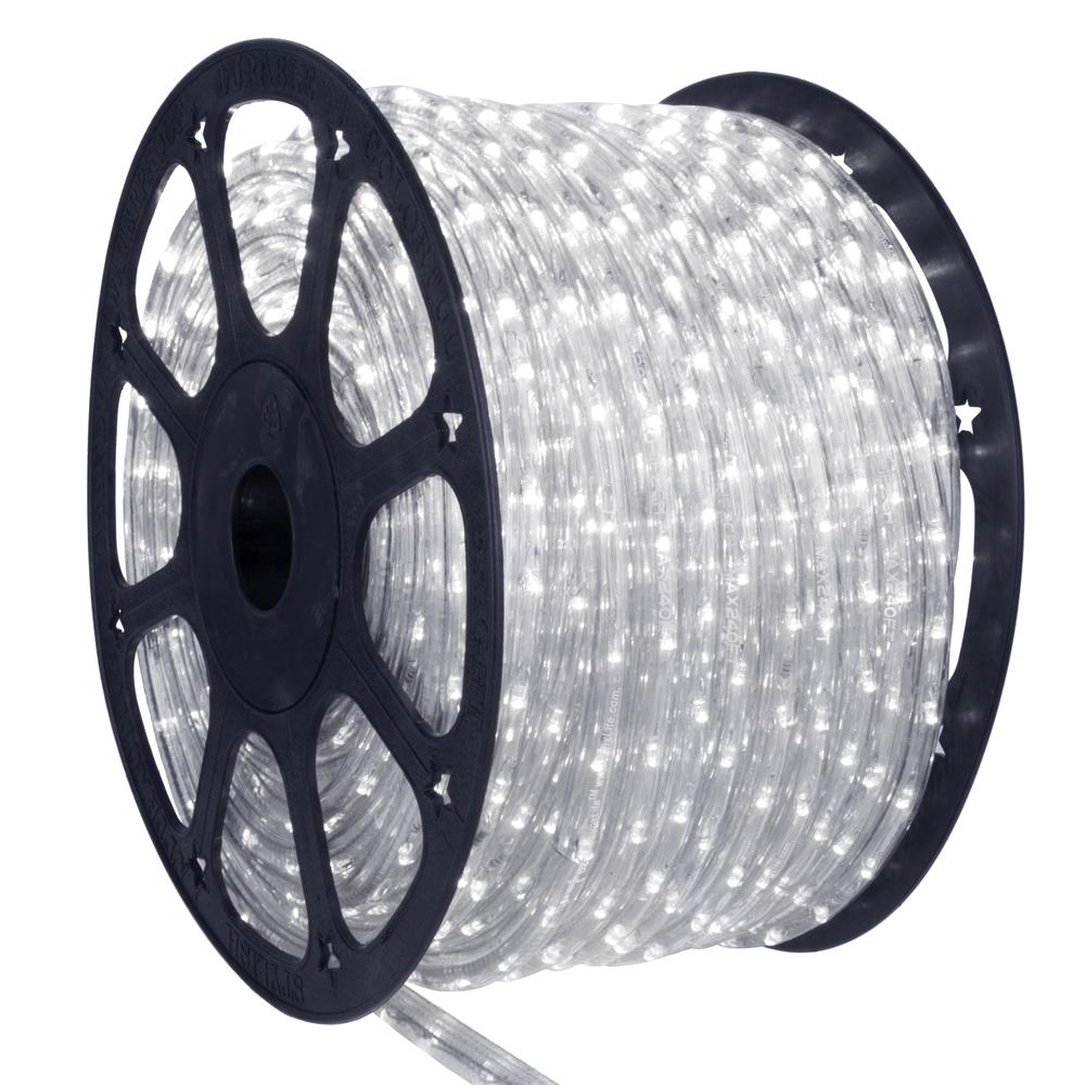 288' Pure White LED Commercial Grade Outdoor Christmas Rope Lights. Picture 3