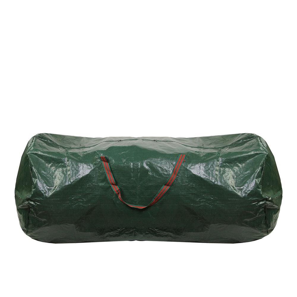 56" Green and Red Artificial Christmas Tree Storage Bag. Picture 2