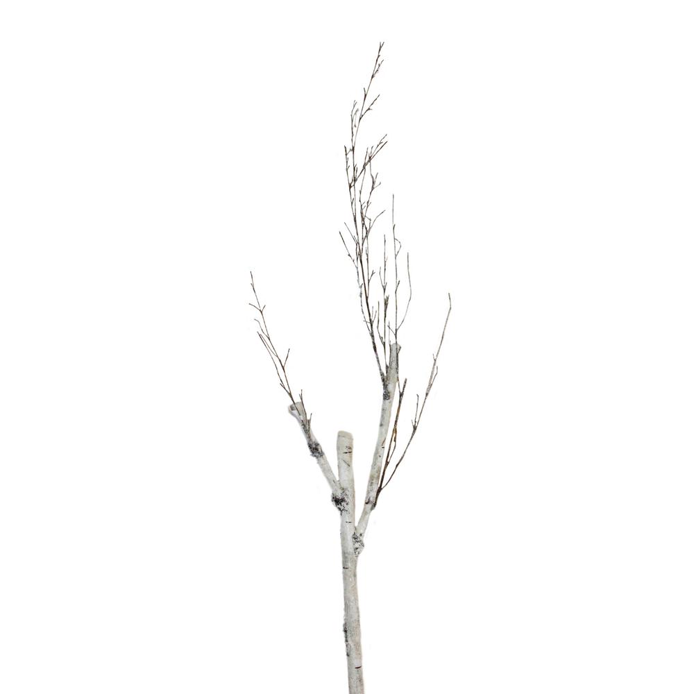 46.5" White and Brown Birch Artificial Christmas Branch Twig. Picture 2
