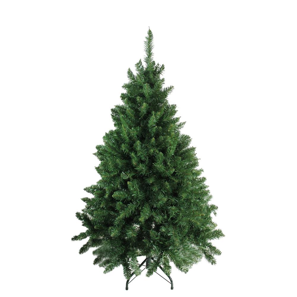 4.5' x 37" Buffalo Fir Full Artificial Christmas Tree - Unlit. Picture 1