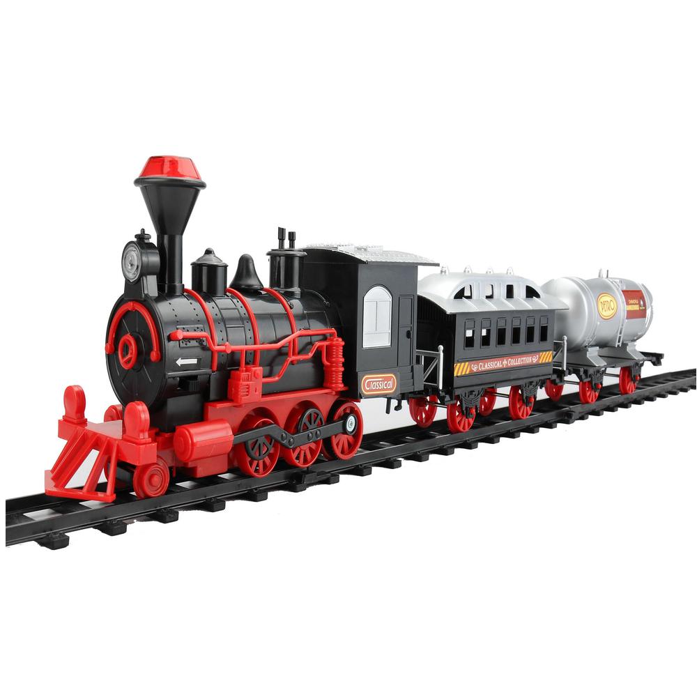 13-Piece Battery Lighted/Animated Christmas Express Train Set with Sound 9.25". Picture 1
