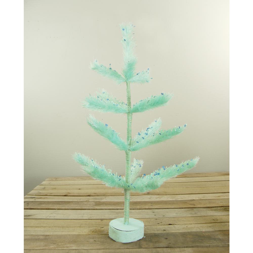 2.5' Pastel Green Sisal Pine Artificial Easter Tree. Picture 2