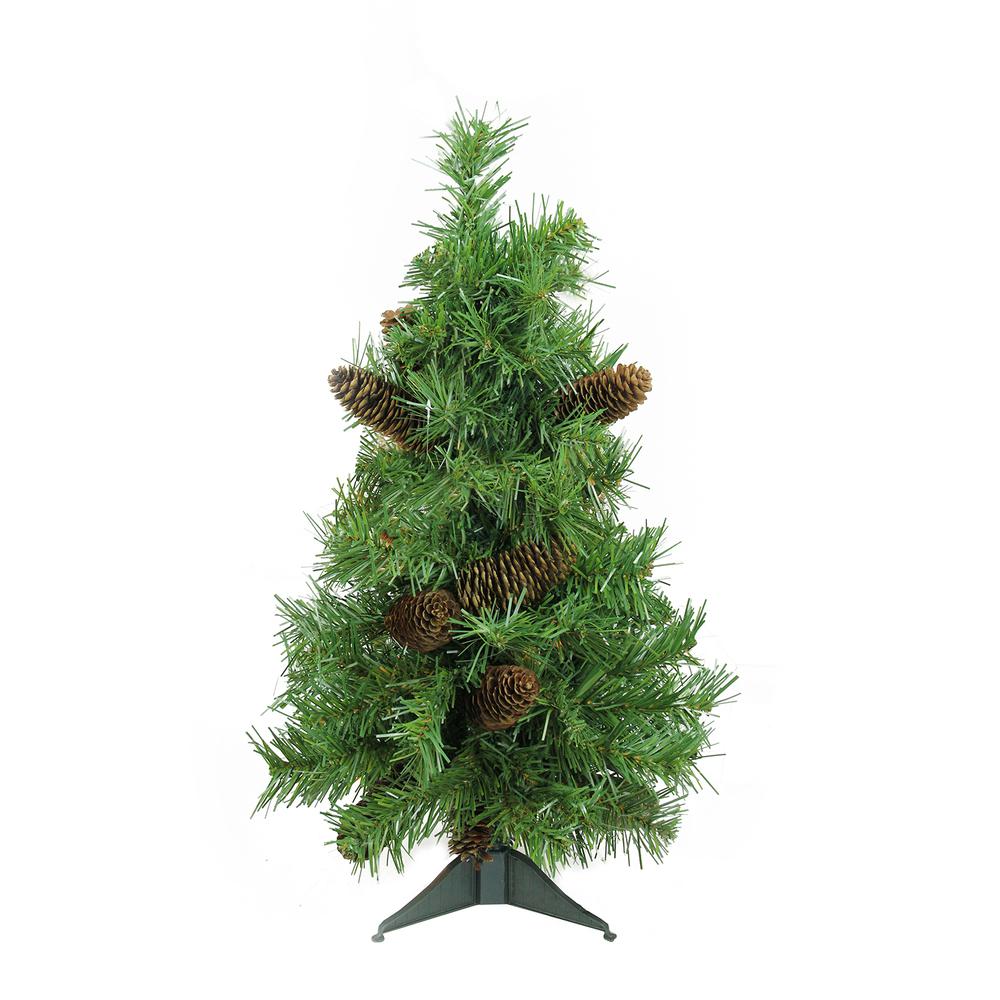 2' Full Dakota Pine Artificial Christmas Tree - Unlit. Picture 1