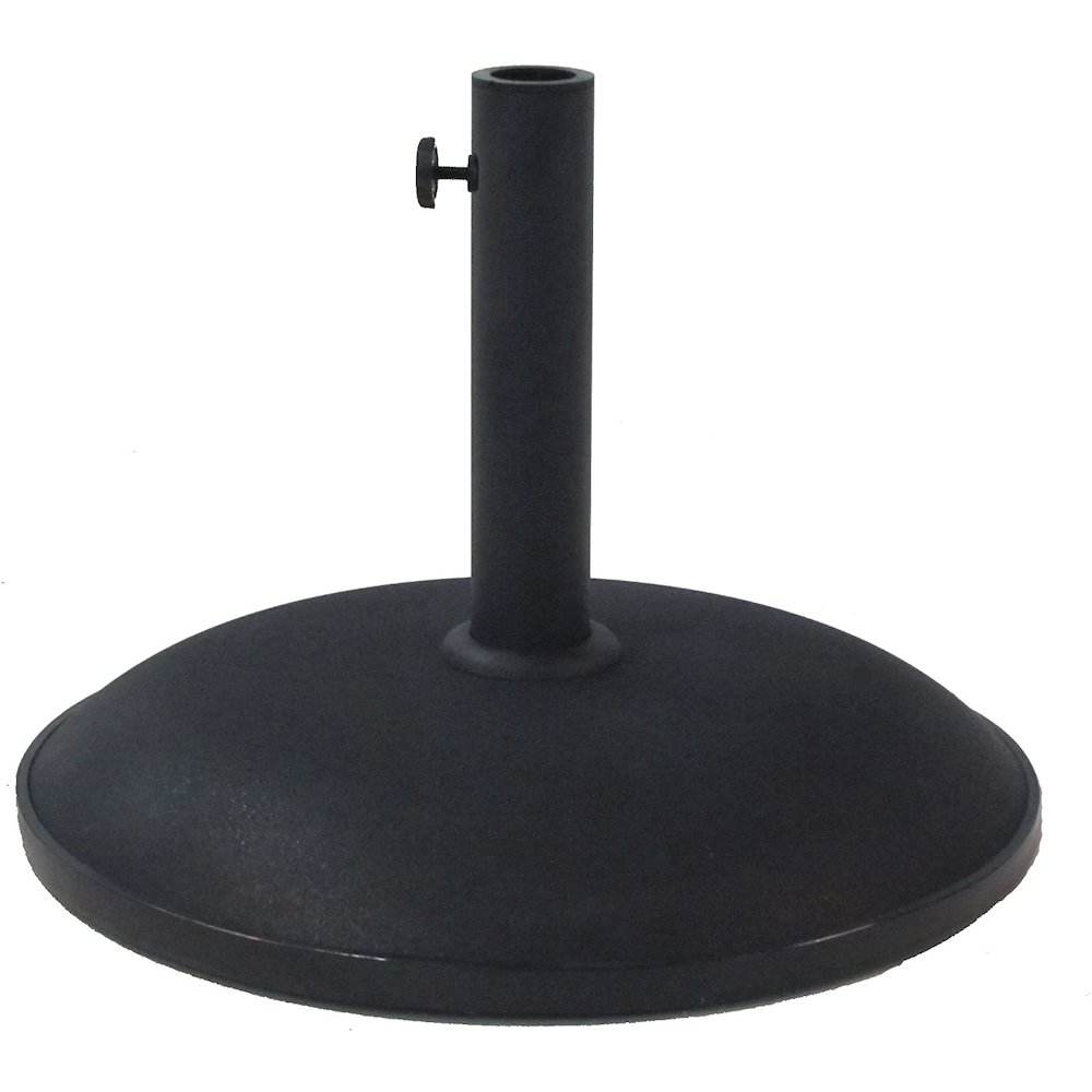 55 lbs Concrete Free Standing Umbrella Base, Black. Picture 1