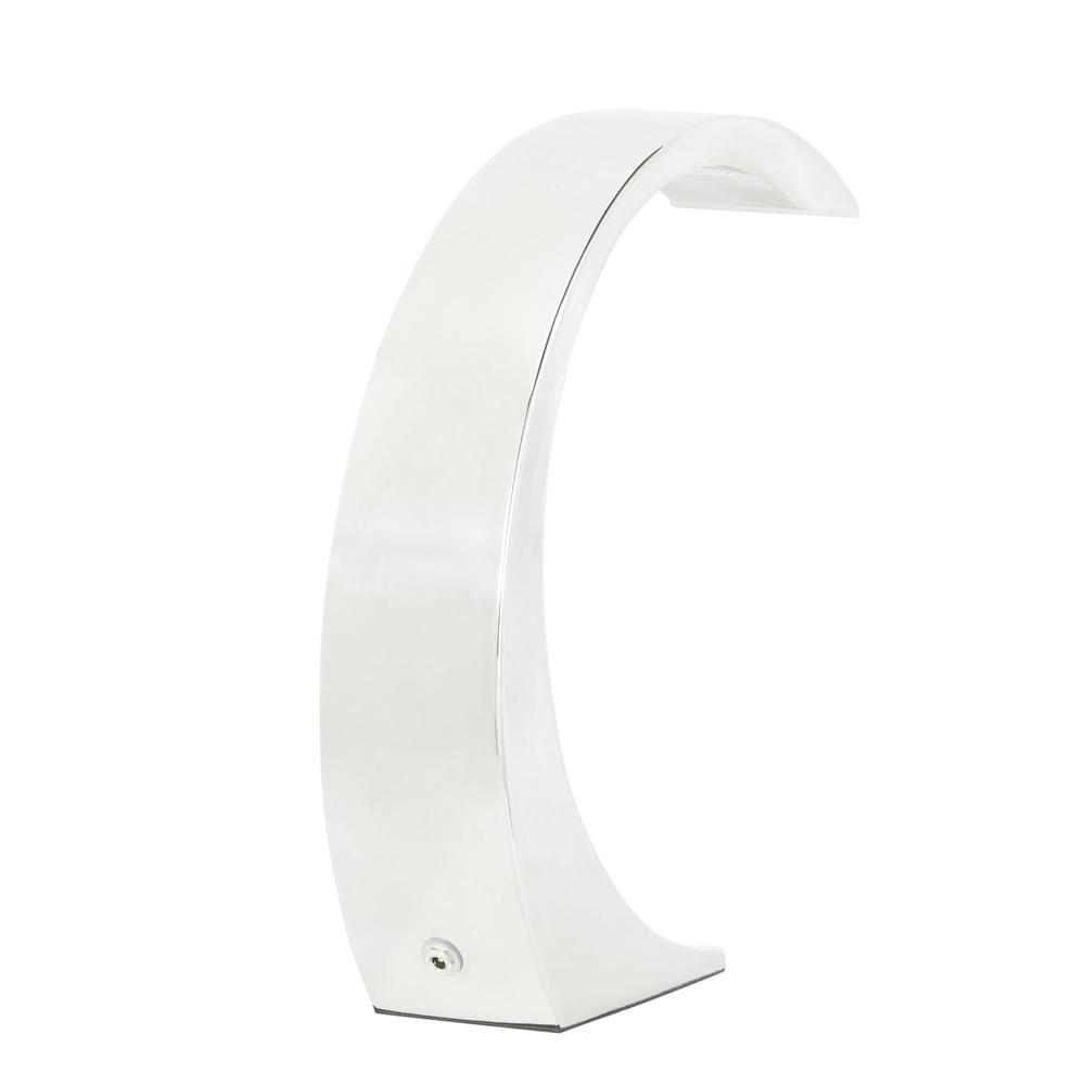 Element LED Touch Table Lamp with Polished Stainless Steel Finish. Picture 3