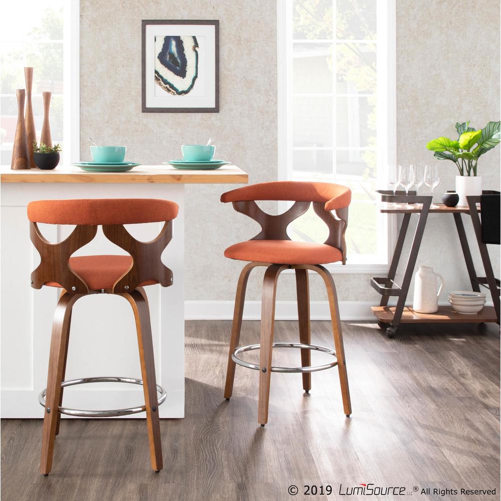 Gardenia 26" Fixed Height Counter Stool - Set of 2. Picture 8