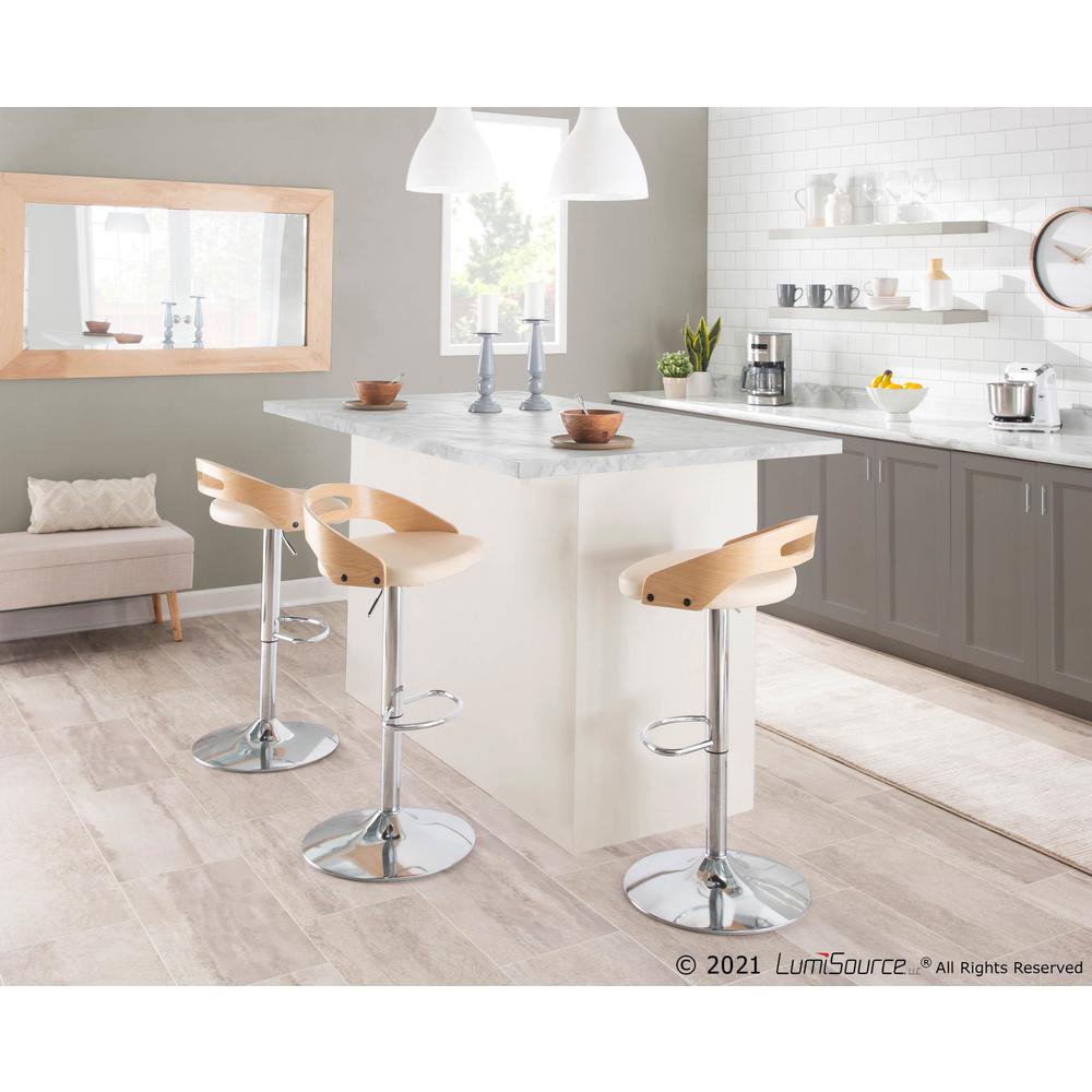 Cassis Adjustable Barstool - Set of 2. Picture 12