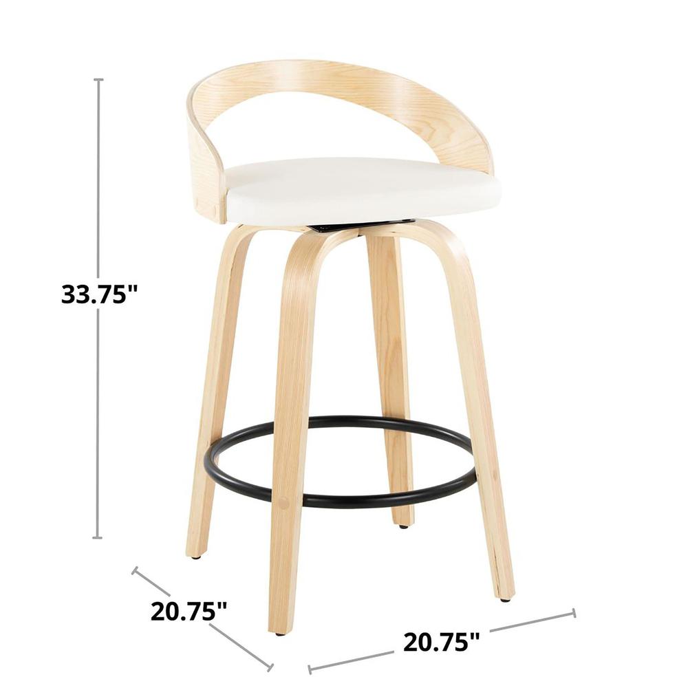 Grotto 26" Fixed-height Counter Stool - Set Of 2. Picture 1