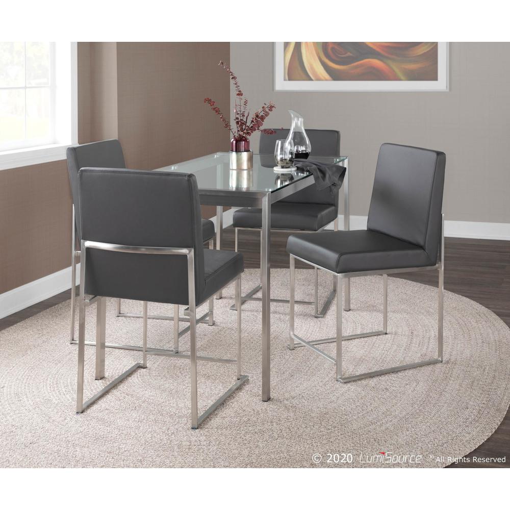 High Back Fuji Dining Chair - Set of 2. Picture 10