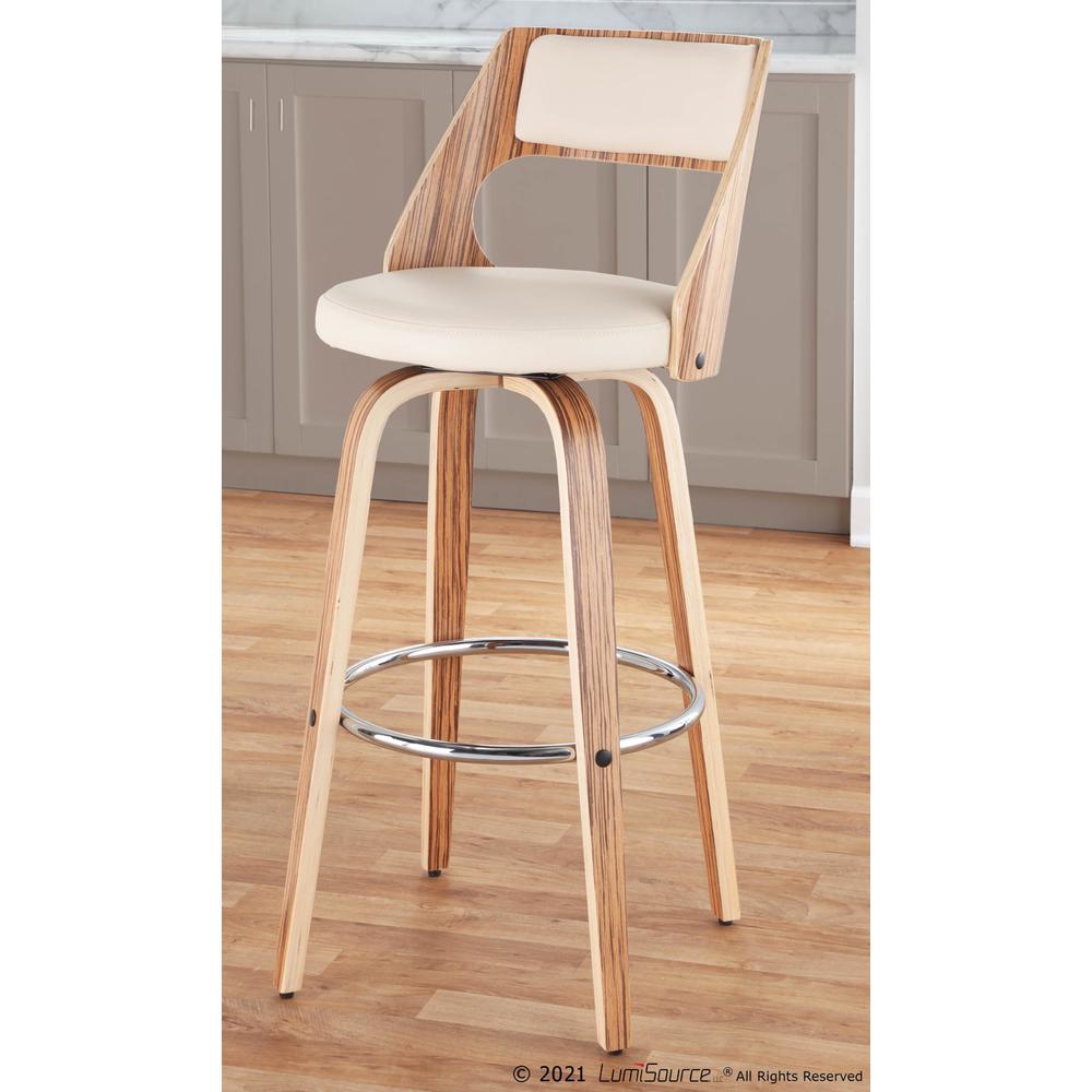 Cecina 30'' Fixed Height Barstool - Set of 2. Picture 10