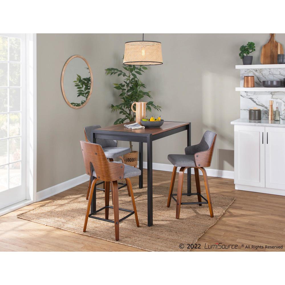 Stella 24" Fixed Height Counter Stool - Set of 2. Picture 8