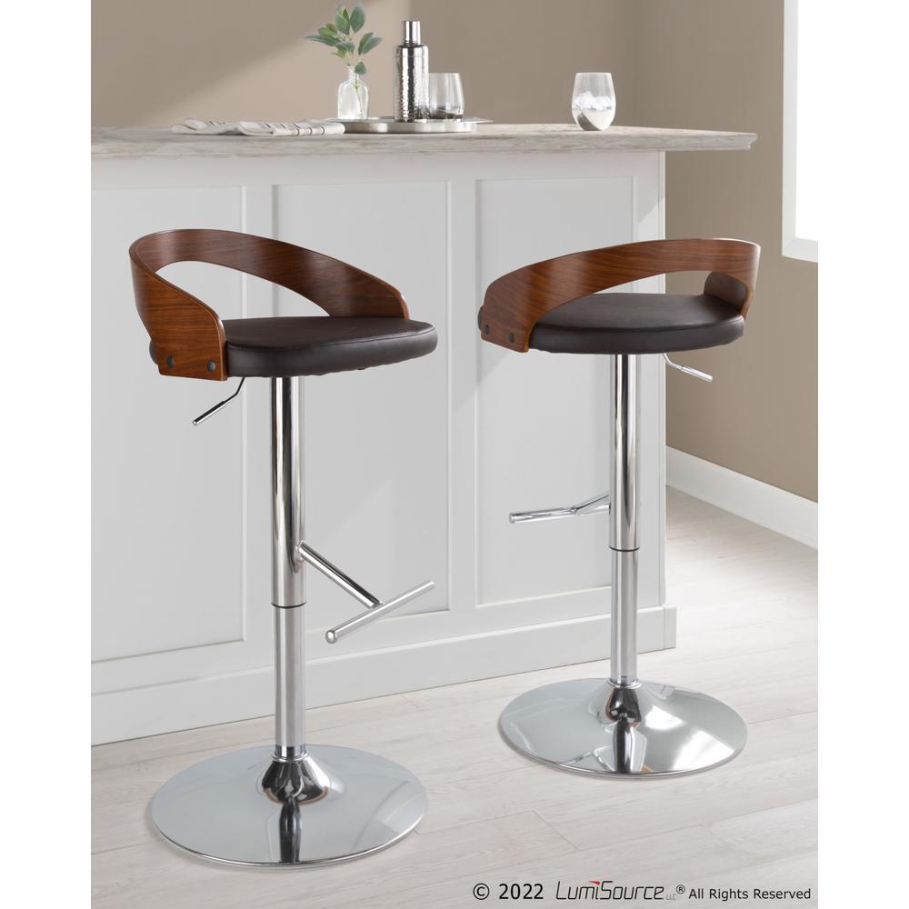 Grotto Adjustable Height Barstool - Set Of 2. Picture 9