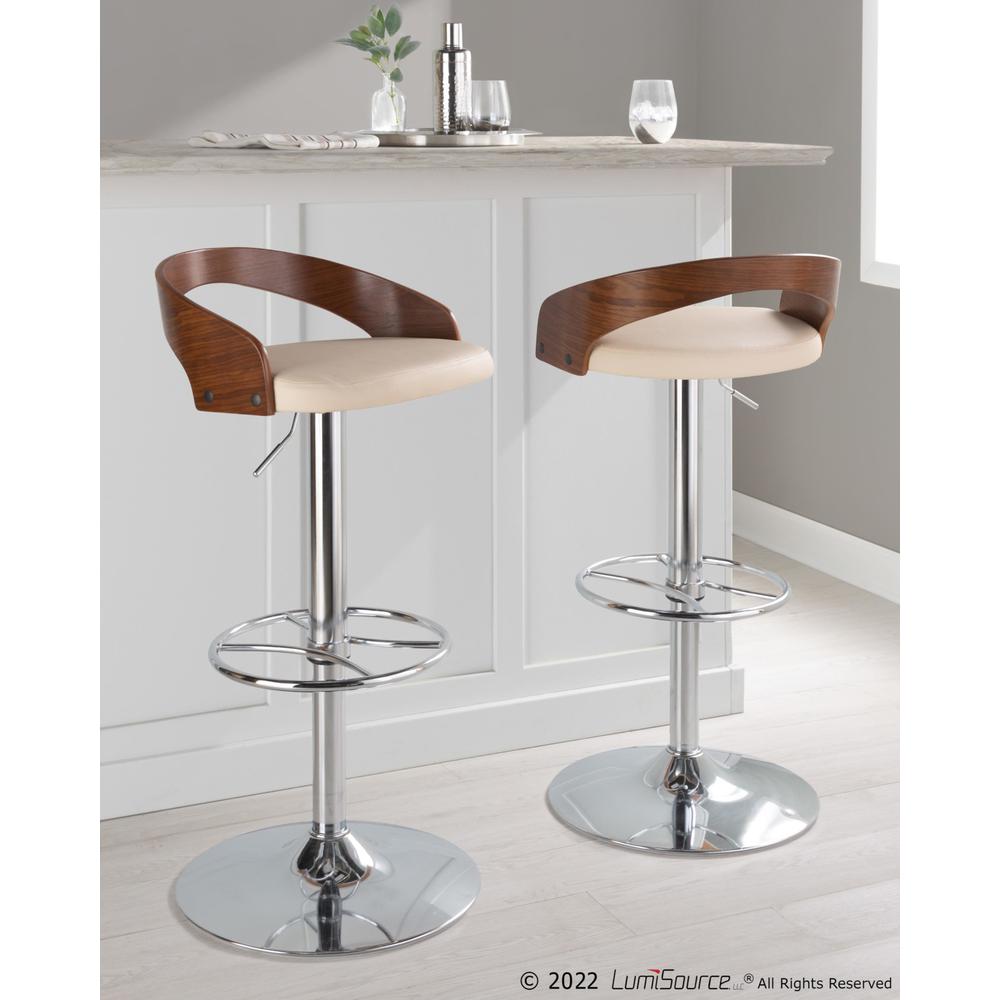 Grotto Adjustable Height Barstool - Set Of 2. Picture 8