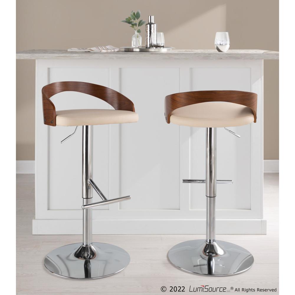 Grotto Adjustable Height Barstool - Set Of 2. Picture 9