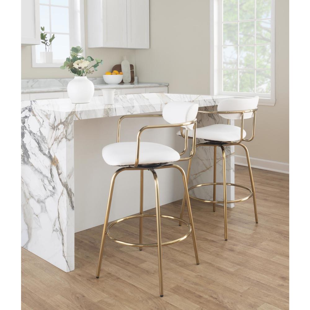 Demi 26" Fixed-Height Counter Stool - Set of 2. Picture 8