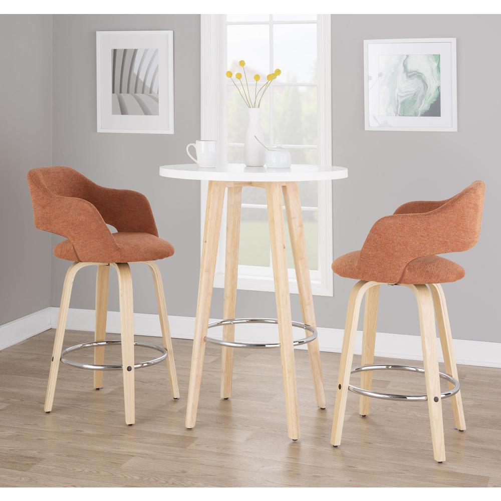 Margarite 26" Fixed-Height Counter Stool - Set of 2. Picture 7