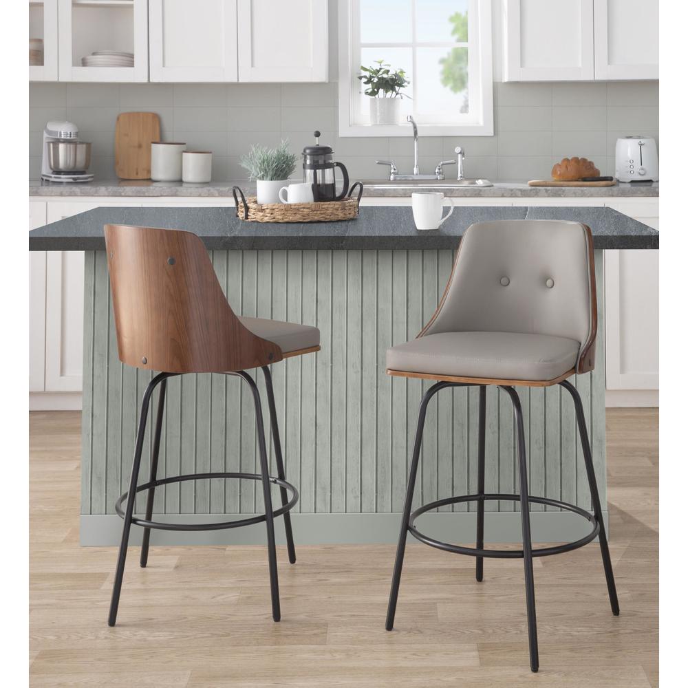 Gianna Fixed Height Counter Stool - Set of 2. Picture 7