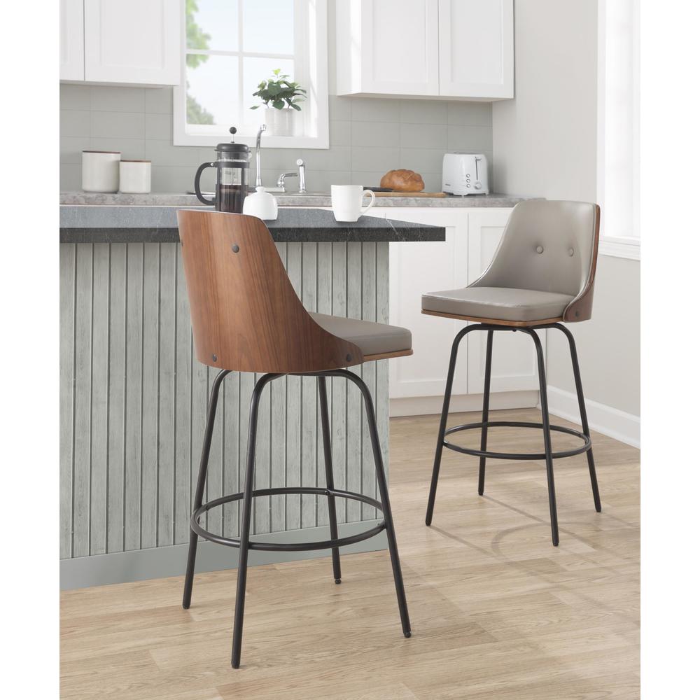 Gianna Fixed Height Counter Stool - Set of 2. Picture 8