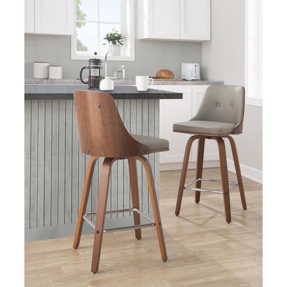 Gianna Fixed-height Counter Stool - Set Of 2. Picture 9