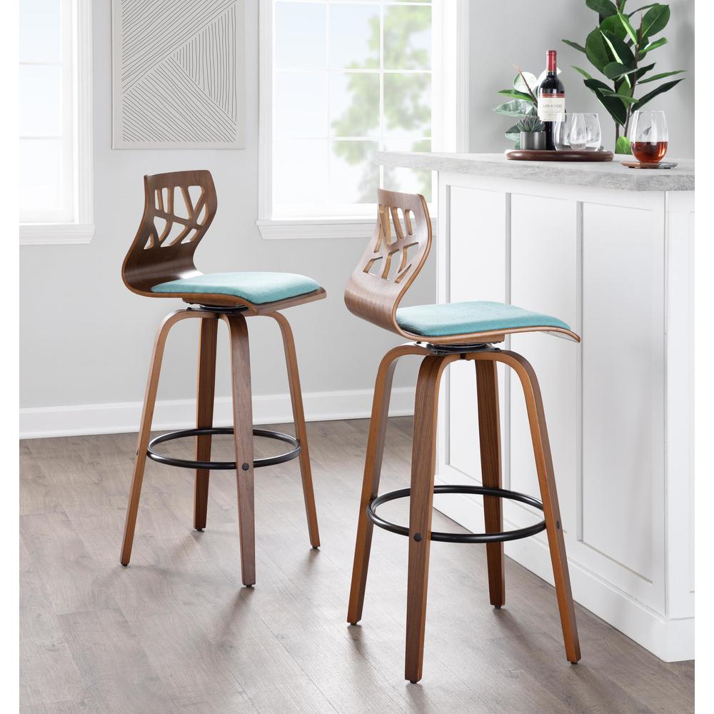 Folia 30" Fixed-Height Barstool - Set of 2. Picture 7