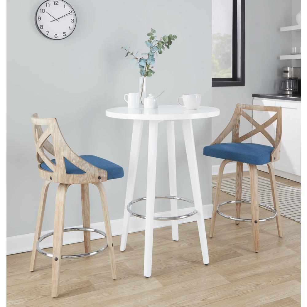 Charlotte 26" Fixed-Height Counter Stool - Set of 2. Picture 9