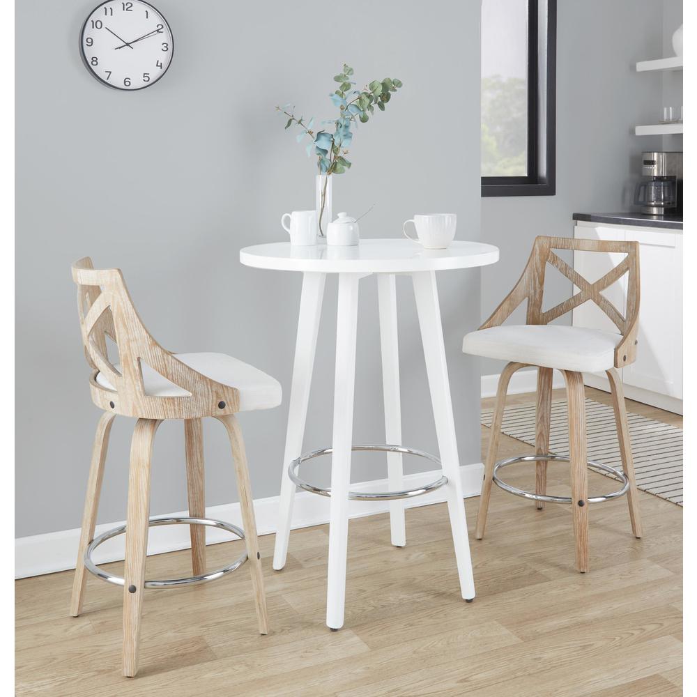 Charlotte 26" Fixed-Height Counter Stool - Set of 2. Picture 9