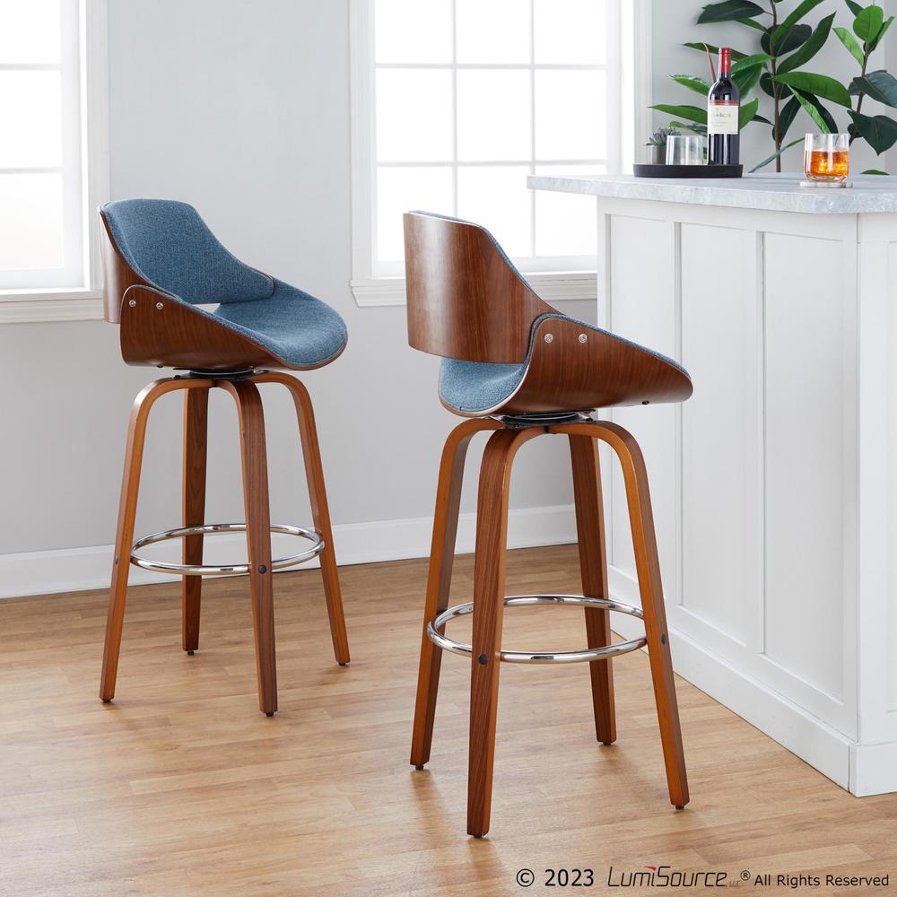 Fabrizzi Mid-century Modern Barstool - Set Of 2. Picture 9