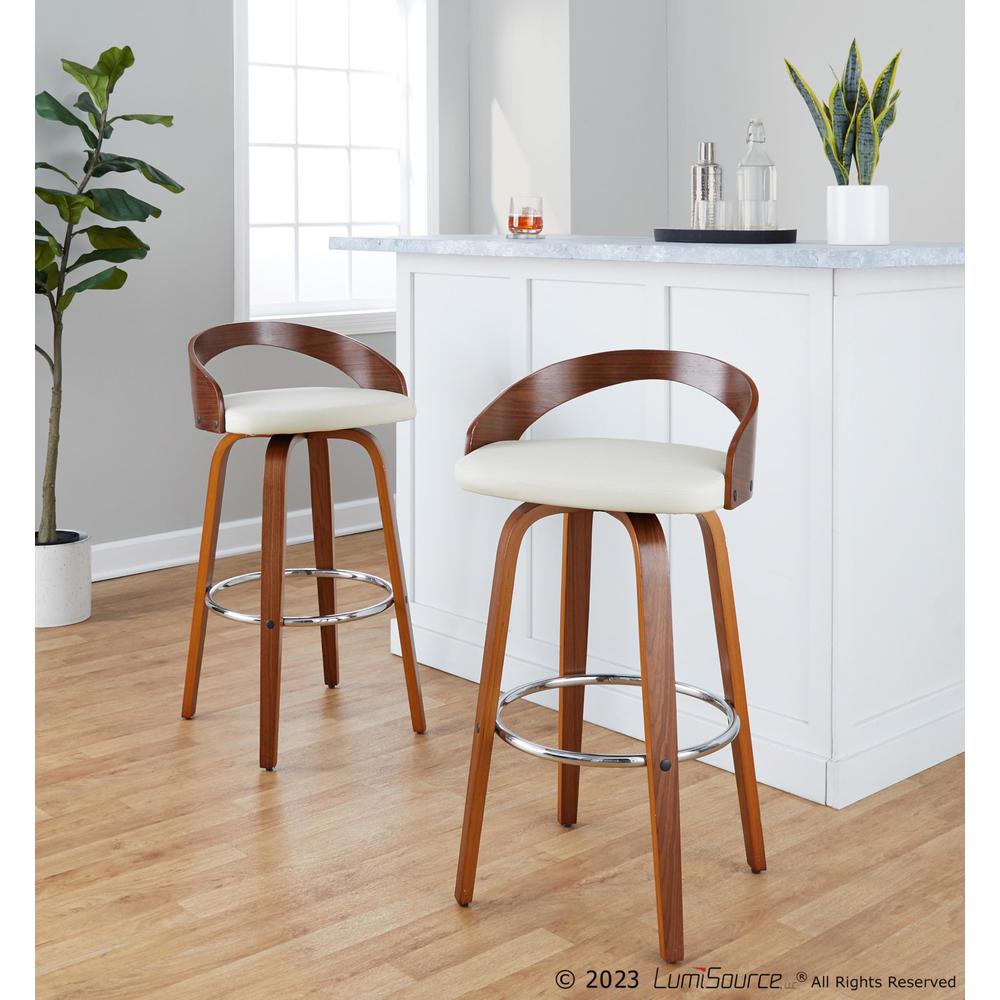 Grotto 30" Fixed Height Barstool - Set Of 2. Picture 8