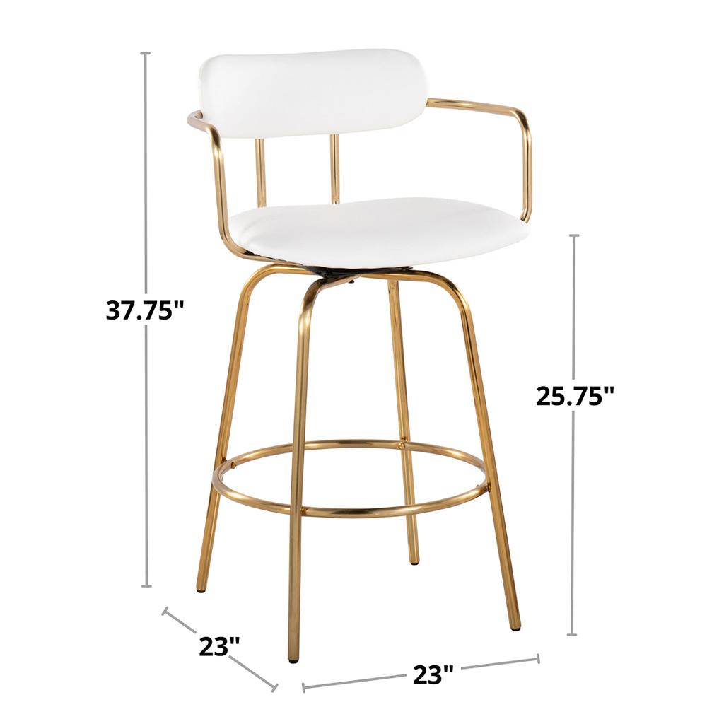 Demi 26" Fixed-Height Counter Stool - Set of 2. Picture 7