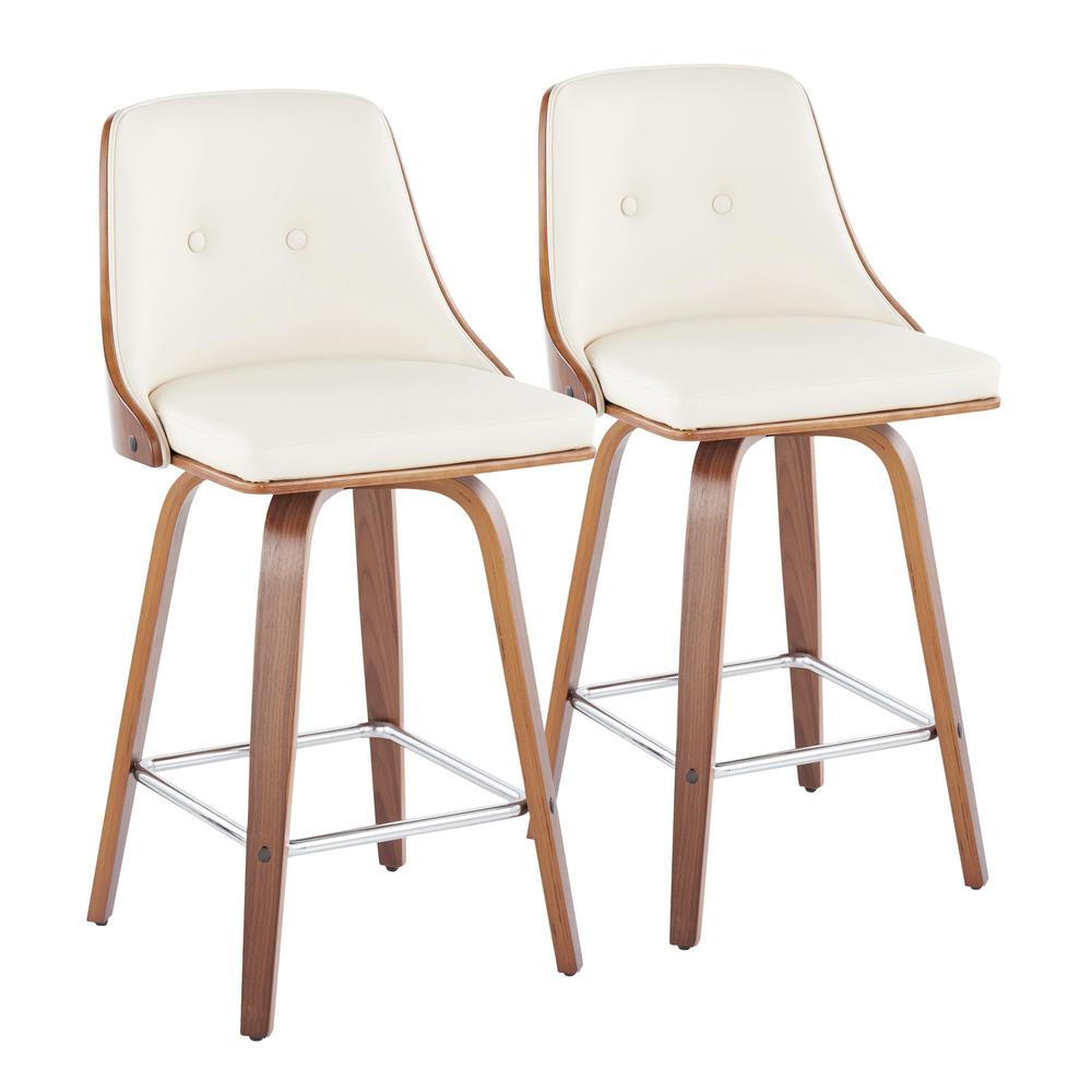 Gianna Fixed-Height Counter Stool - Set of 2. Picture 1