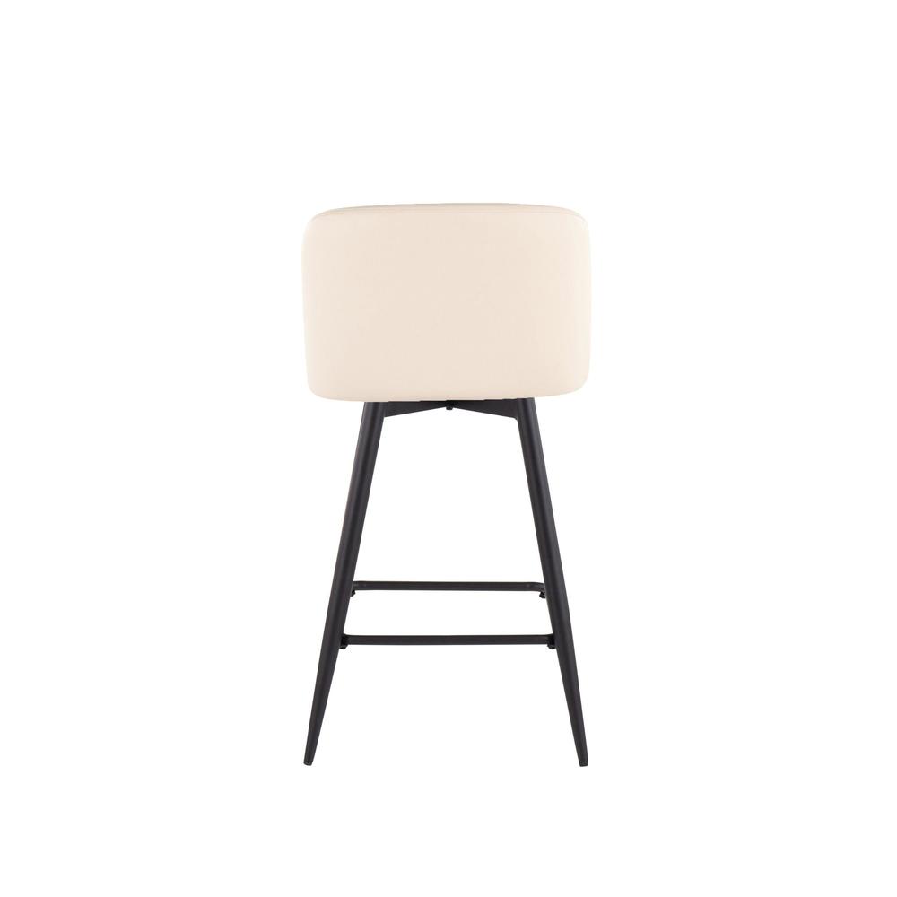 Toriano 26" Fixed Height Counter Stool - Set of 2. Picture 5