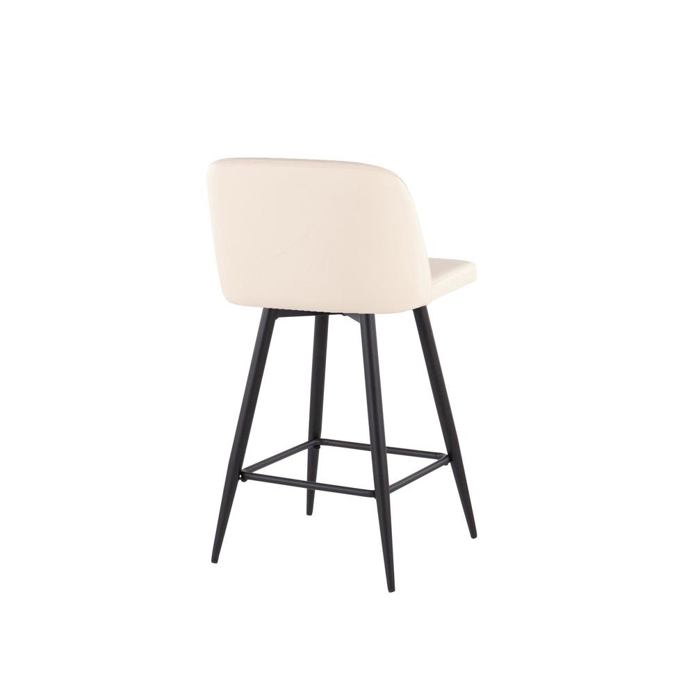 Toriano 26" Fixed Height Counter Stool - Set of 2. Picture 4