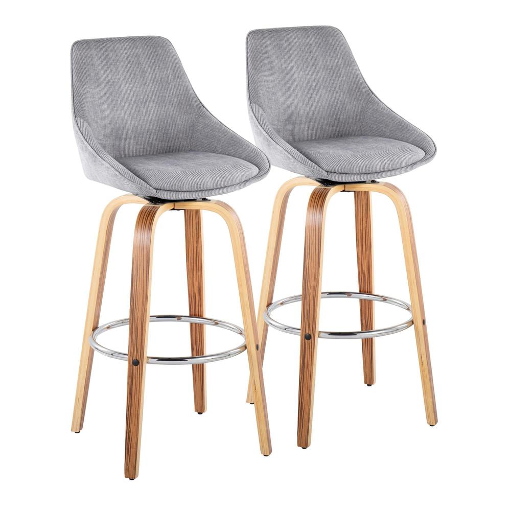 Diana Fixed-Height Barstool - Set of 2. Picture 1