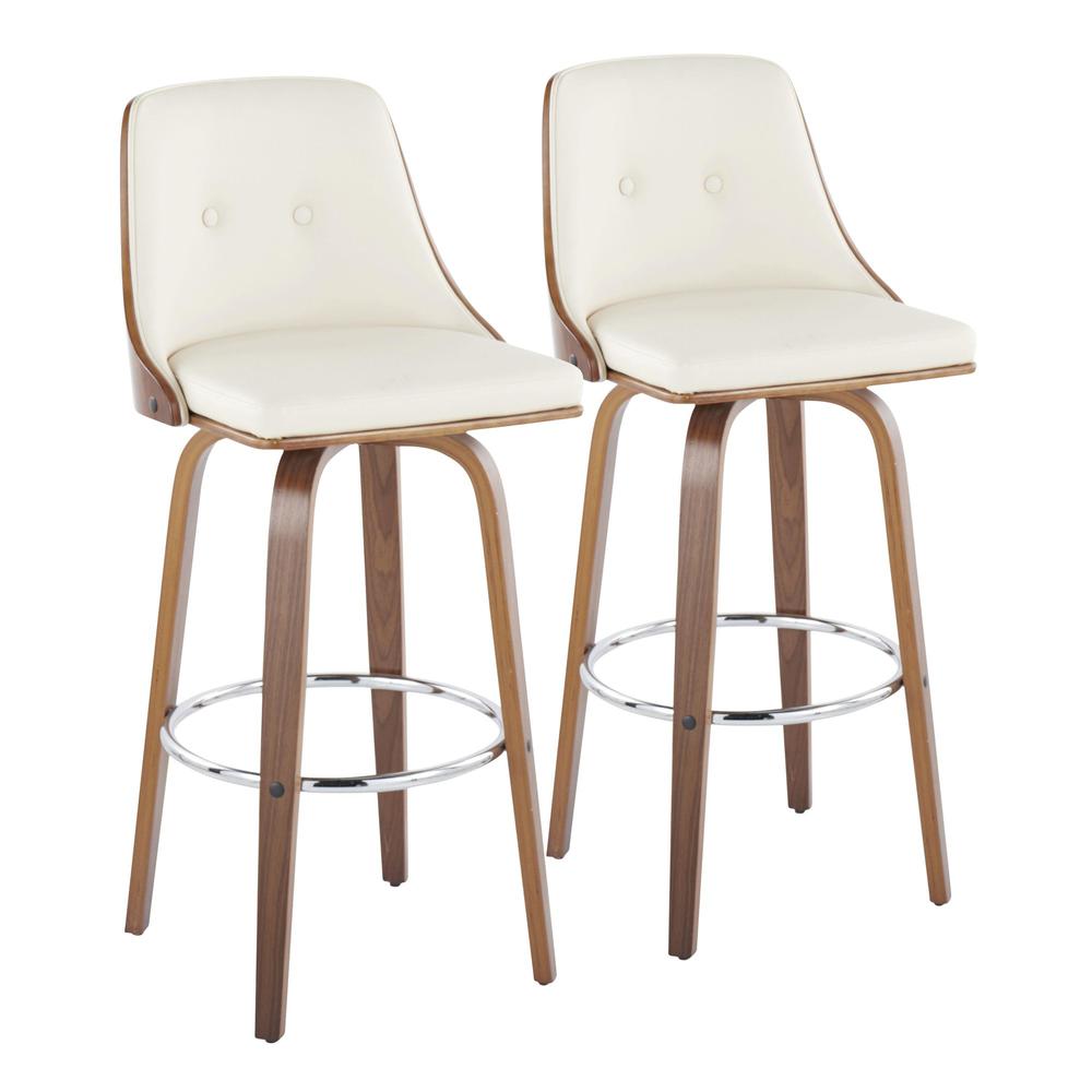 Gianna Fixed-Height Barstool - Set of 2. Picture 1