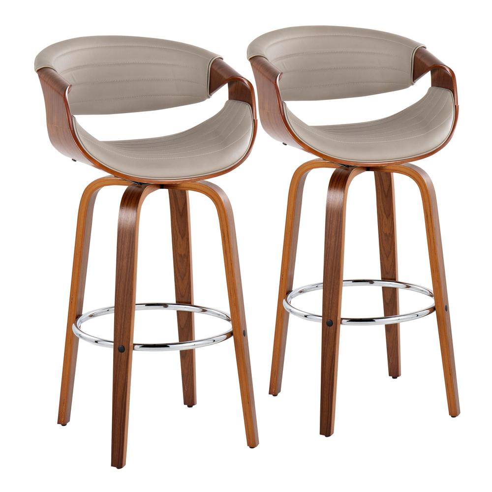 Symphony Fixed Height Barstool - Set Of 2. Picture 1