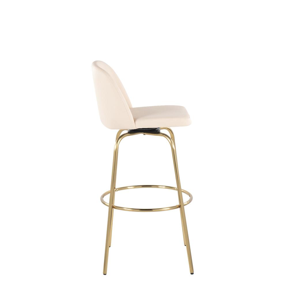 Toriano 30" Fixed Height Barstool - Set of 2. Picture 3