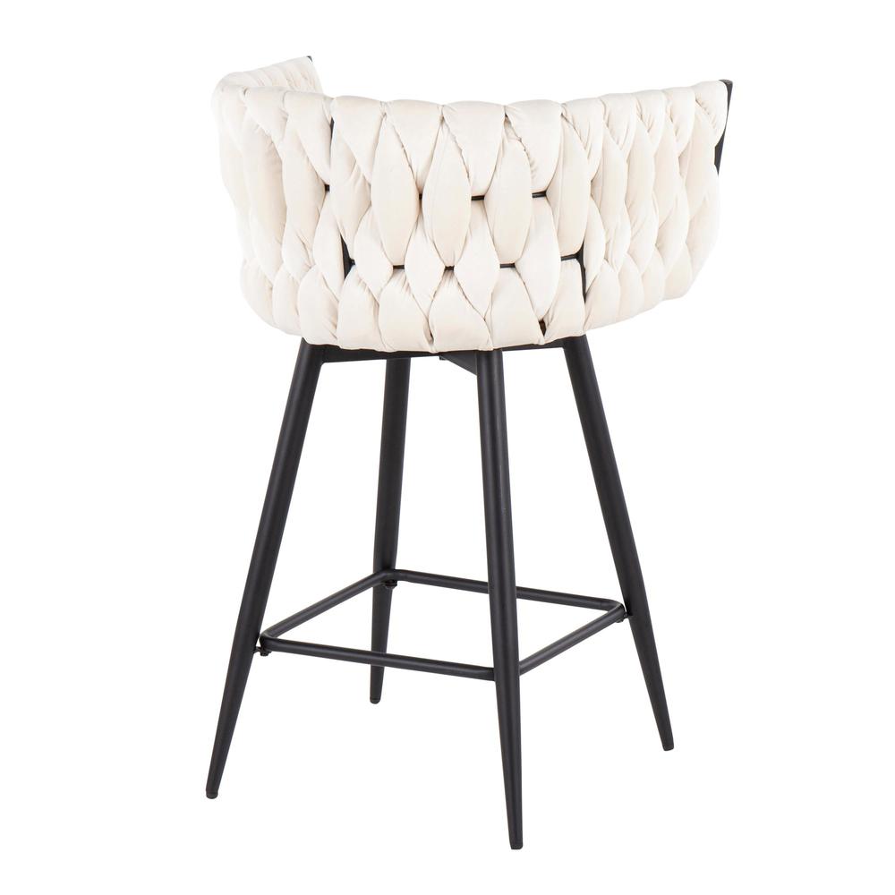 Braided Renee Counter Stool - Set of 2. Picture 4