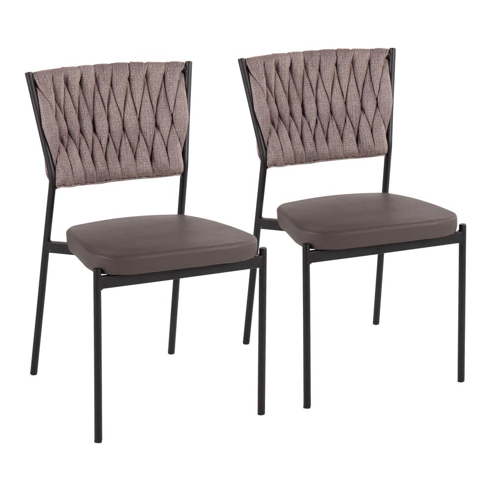 Braided Tania Chair - Set of 2. Picture 1
