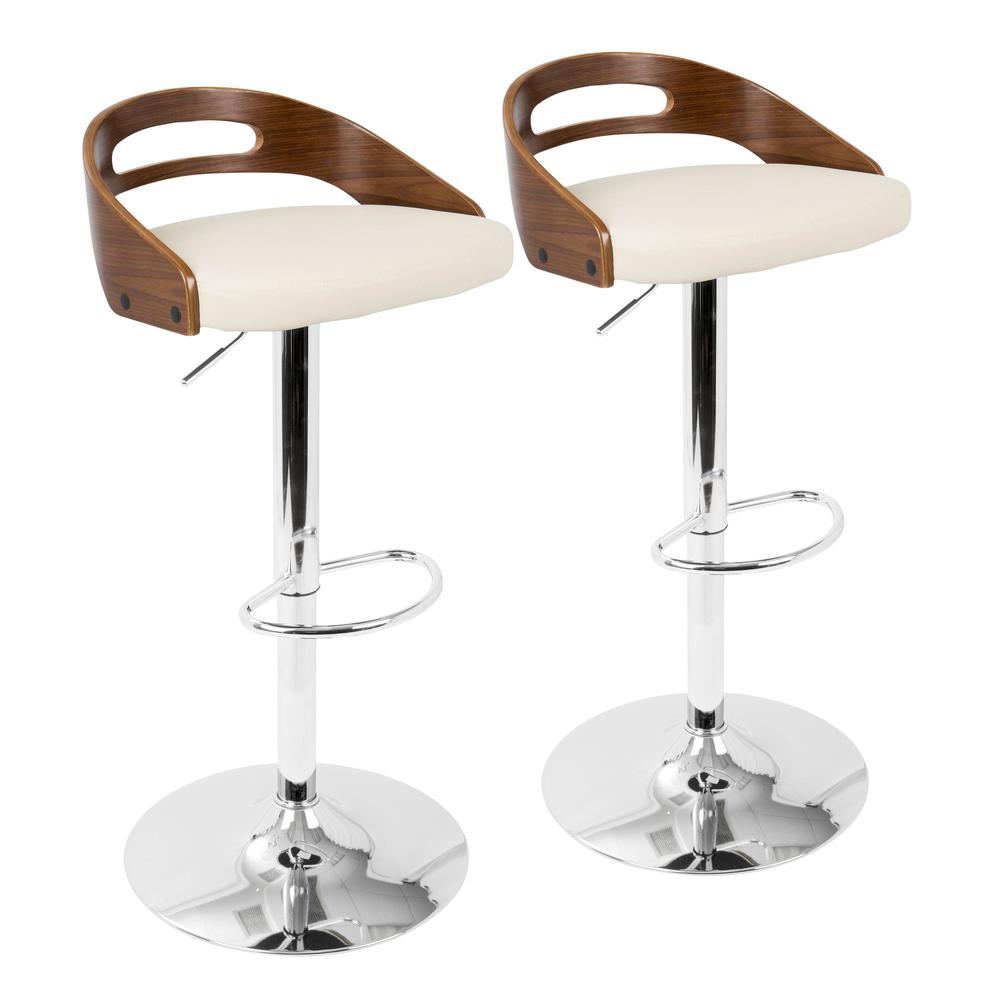 Cassis Adjustable Barstool - Set of 2. Picture 1