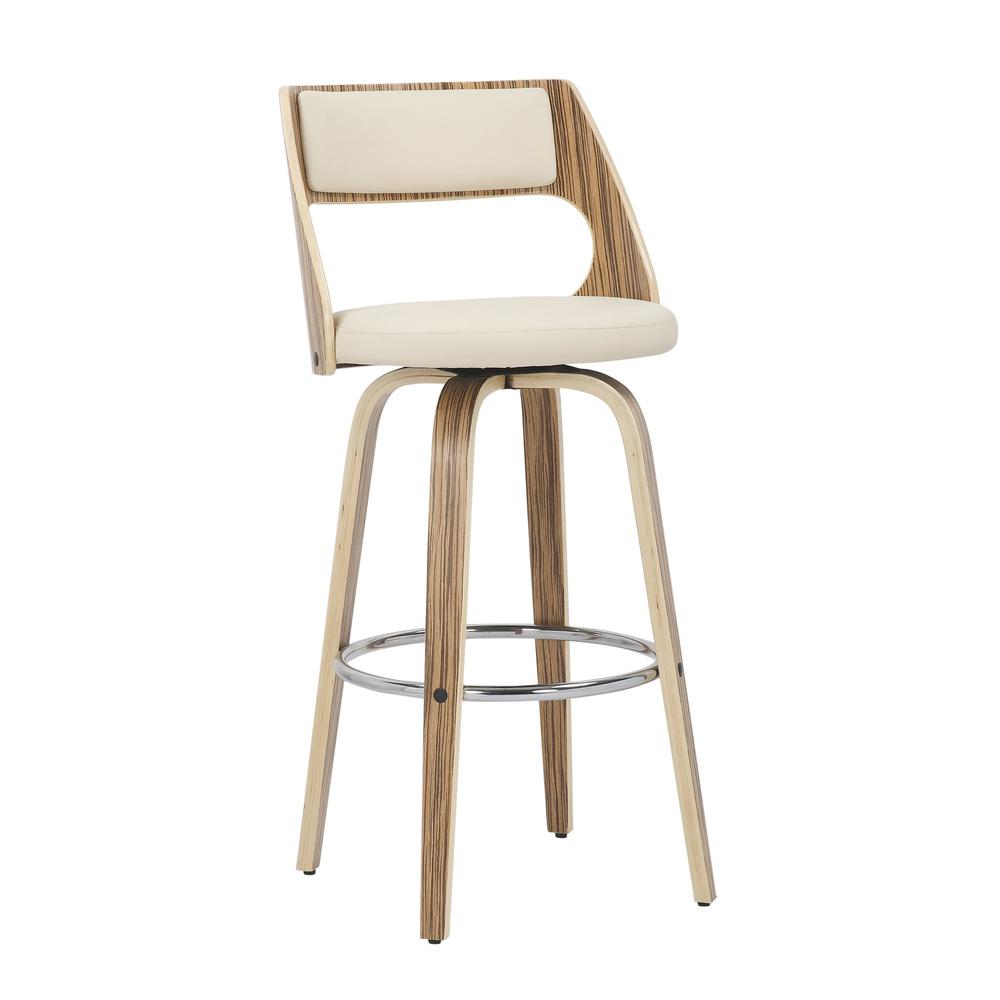 Cecina 30'' Fixed Height Barstool - Set of 2. Picture 2